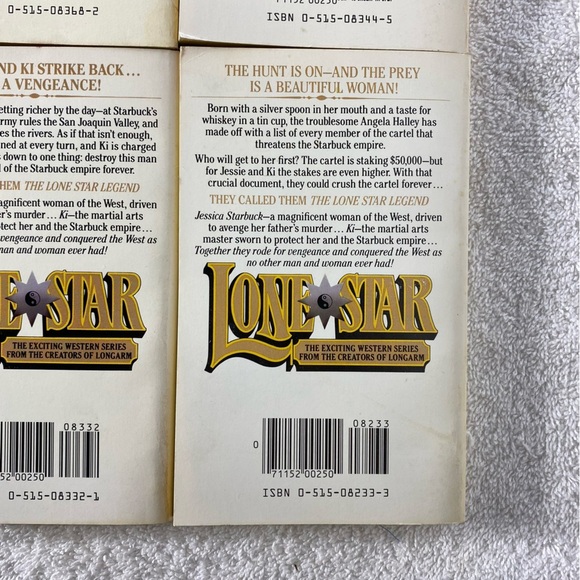 Vintage Lone Star Action Western Romance Novel x4 - Picture 10 of 15